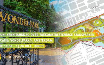 Kennismiddag toekomstbestendige parken op 9 juni