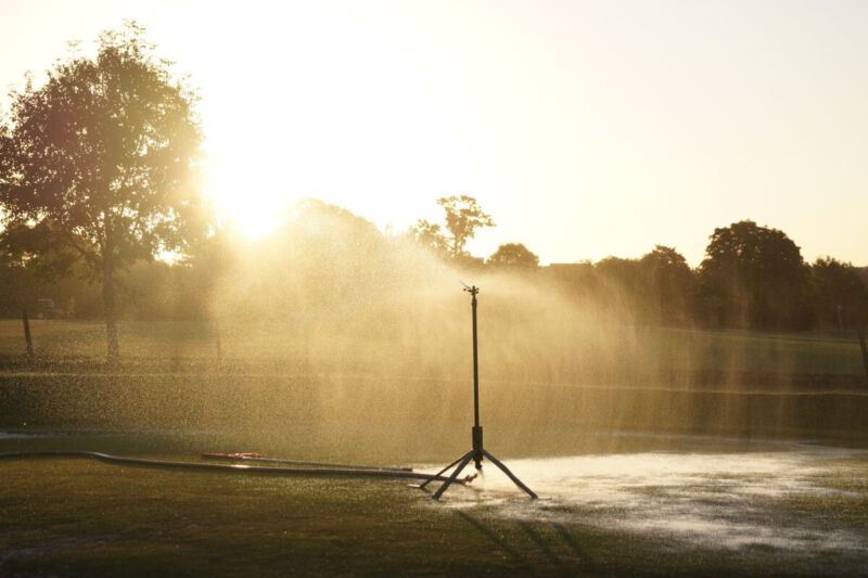 Golf van verandering: water op de golfbaan