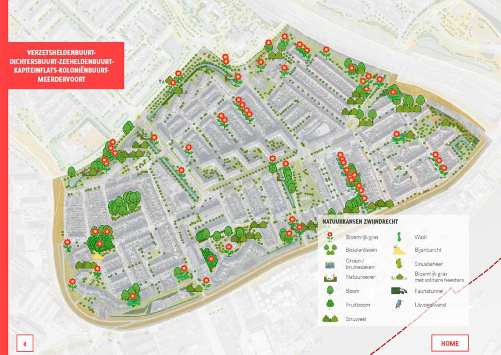 Nieuws Natuurkansen_Gemeente_Zwijndrecht_Verzetsheldenbuurt_kaart