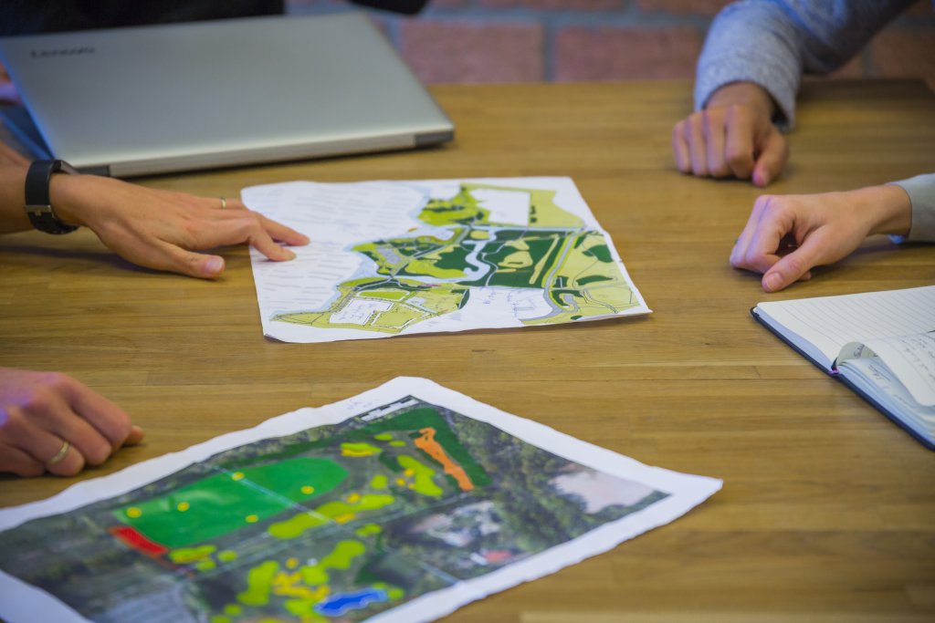 ontwerpen groen bedrijventerrein